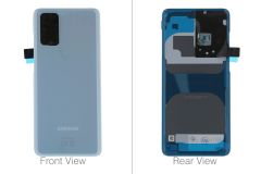 Official Samsung Galaxy S20+ 5G SM-G986 & S20+ SM-G985 Cloud Blue Battery Cover - GH82-21634D