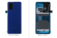 Official Samsung Galaxy S20+ 5G SM-G986 & S20+ SM-G985 Aura Blue Battery Cover - GH82-21634H