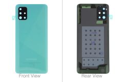 Genuine Samsung Galaxy A51 SM-A515 Blue Battery Cover with Adhesive - GH82-21653C