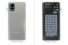 Genuine Samsung Galaxy A51 SM-A515 Haze Silver Battery Cover with Adhesive - GH82-21653F