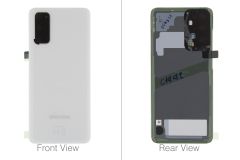 Genuine Samsung Galaxy S20 SM-G980 & S20 5G SM-G981 Cloud White Rear / Battery Cover with Adhesive - GH82-22068B