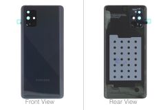 Genuine Samsung Galaxy A71 SM-A715 Black Rear / Battery Cover with Adhesive - GH82-22112A