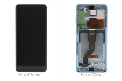 Official Samsung Galaxy S20+ 5G SM-G986 & S20+ SM-G985 Cloud Blue LCD Screen & Digitizer - GH82-22145D / GH82-22134D