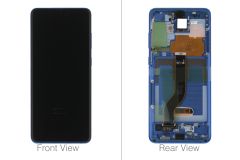 Official Samsung Galaxy S20+ 5G SM-G986 & S20+ SM-G985 Aura Blue LCD Screen & Digitizer - GH82-22145H / GH82-22134H