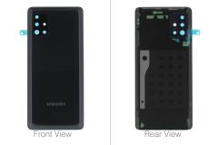 Official Samsung Galaxy A51 5G SM-A516 Black Battery Cover with Adhesive - GH82-22938A