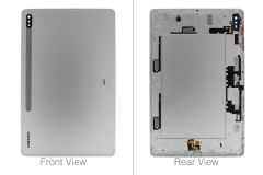 Official Samsung Galaxy TAB S7+ T970, T976 12.4" Silver Back / Rear Cover - GH82-23279B