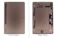 Official Samsung Galaxy TAB S7+ T970, T976 12.4" Bronze Back / Rear Cover - GH82-23279C