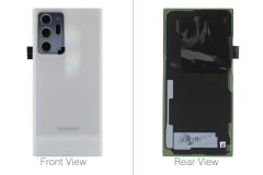 Official Samsung Galaxy Note 20 Ultra 5G SM-N986 Mystic White Battery Cover - GH82-23281C