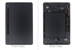 Official Samsung Galaxy Tab S7 LTE SM-T875 Mystic Black Battery Cover - GH82-23571A