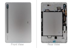 Official Samsung Galaxy Tab S7 LTE SM-T875 Mystic Silver Battery Cover - GH82-23571B