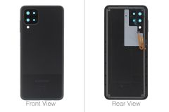 Official Samsung Galaxy A12 Nacho SM-A127 Black Rear / Battery Cover - GH82-26514A