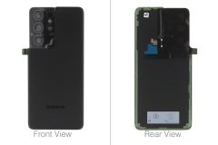 Official Samsung Galaxy S21 Ultra 5G SM-G998 Phantom Black Battery Cover - GH82-24499A