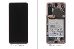 Official Samsung Galaxy S21 5G SM-G991 Phantom Pink LCD Screen & Digitizer - GH82-24716D (EU Version)