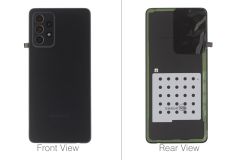 Official Samsung Galaxy A72 A725 Awesome Black Battery Cover - GH82-25448A