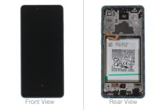 Official Samsung Galaxy A72 A725 Awesome Blue Screen & Digitizer - GH82-25542B, GH82-25541B
