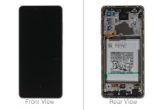 Official Samsung Galaxy A72 A725 Awesome White Screen & Digitizer - GH82-25542D, GH82-25541D
