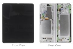 Official Samsung Galaxy Z Fold 3 5G Silver Inner Flip LCD Screen & Digitizer - GH82-26283C / GH82-26284C
