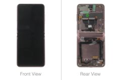 Official Samsung Galaxy Z Flip 5G SM-F707 Mystic Bronze Inner LCD Screen - GH82-27356B / GH82-23414B