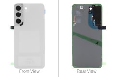 Official Samsung Galaxy S22 S9010 Phantom White Rear / Battery Cover with Adhesive - GH82-27434B