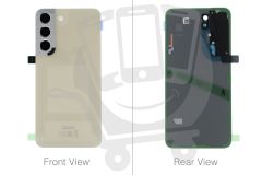 Official Samsung Galaxy S22 S9010 Cream Rear / Battery Cover with Adhesive - GH82-27434F