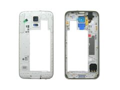 Genuine Samsung G900, G901 Galaxy S5 White Chassis with Speaker's & Lens - GH96-07236A