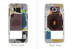 Genuine Samsung Galaxy S6 Edge G925F White Chassis / Middle Cover - GH96-08595B