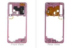 Official Samsung A9 A920 Bubblegum Pink Metal Middle Cover / Support - GH96-12294C
