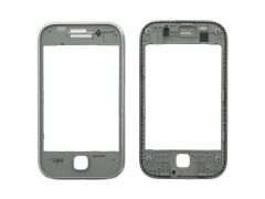 Genuine Samsung S5360 Galaxy Y Metalic Grey Front Cover - GH98-21130A