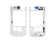 Genuine Samsung Galaxy S3 i9305 LTE Ceramic White Middle / Rear Cover - GH98-24473C