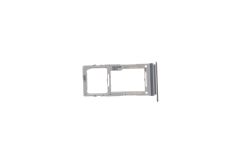 Official Samsung Galaxy N770 Note 10 Lite Aura Glow / Silver Sim & Memory Card Tray / Holder - GH98-45189B