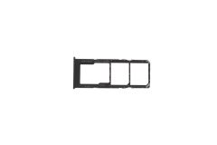 Official Samsung Galaxy A12 SM-A125 Black Sim Card Tray / Holder - GH98-46124A