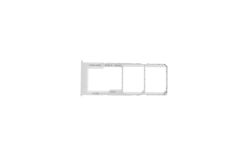 Official Samsung Galaxy A12 SM-A125 White Sim Card Tray / Holder - GH98-46124B
