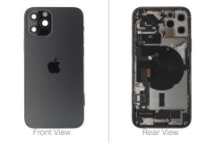 Official Apple iPhone 12 Pro Graphite Battery Cover (OEM Pulled)