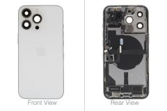 Official Apple iPhone 13 Pro Silver Battery Cover (OEM Pulled)