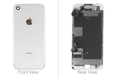 Pre-Owned - Official Apple iPhone 7 Silver Rear / Battery Cover