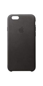 Official Apple iPhone 6 Plus, 6S Plus Leather Case - Black