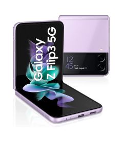 Samsung Galaxy Z Flip 3 5G 128GB SM-F711B Lavender Sim Free / Unlocked Mobile Phone - A-Grade