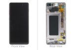 Official Samsung Galaxy S10+ G975 Ceramic White LCD Screen & Digitizer - GH82-18834J / GH82-18849J